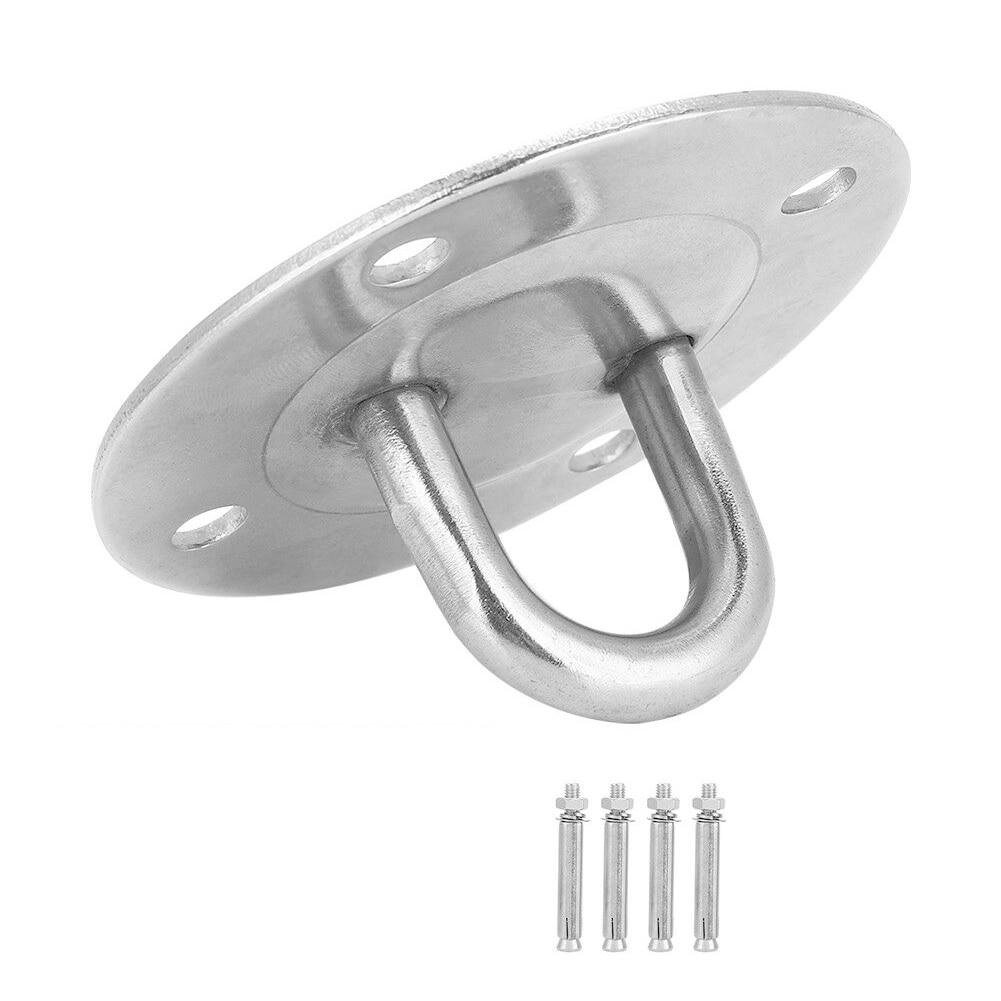 Fitness Accessories Ceiling Buckle Fixed Disc Aerial Hangers Gym Yoga Hammock Mount Stainless Steel Hanging Wall Bolts Hook