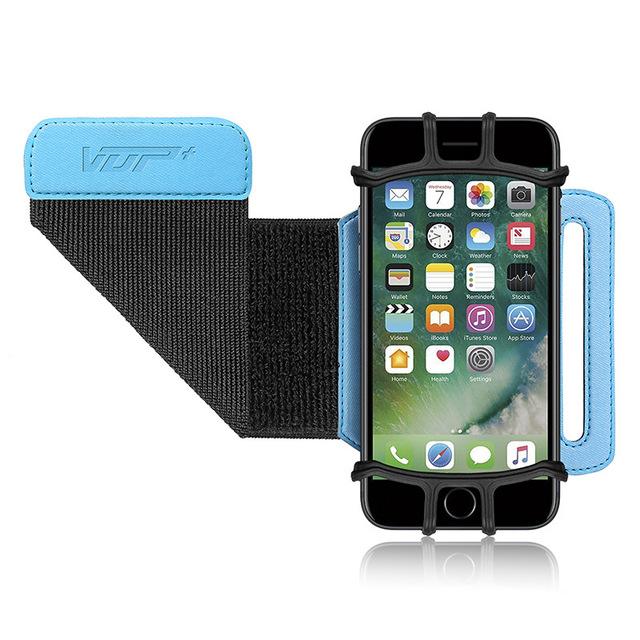 ULTRA-TRI 180 Degree Rotation Running Phone Holder Bag Armband Elastic Pouch Strap Jogging Gym Wrist Belt Fitness Accessories
