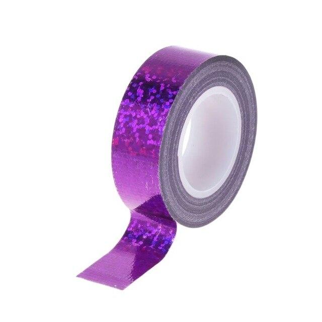 Rhythmic Gymnastics Decoration Holographic Glitter Tape Ring Stick Accessories Fitness Equipment Accessories