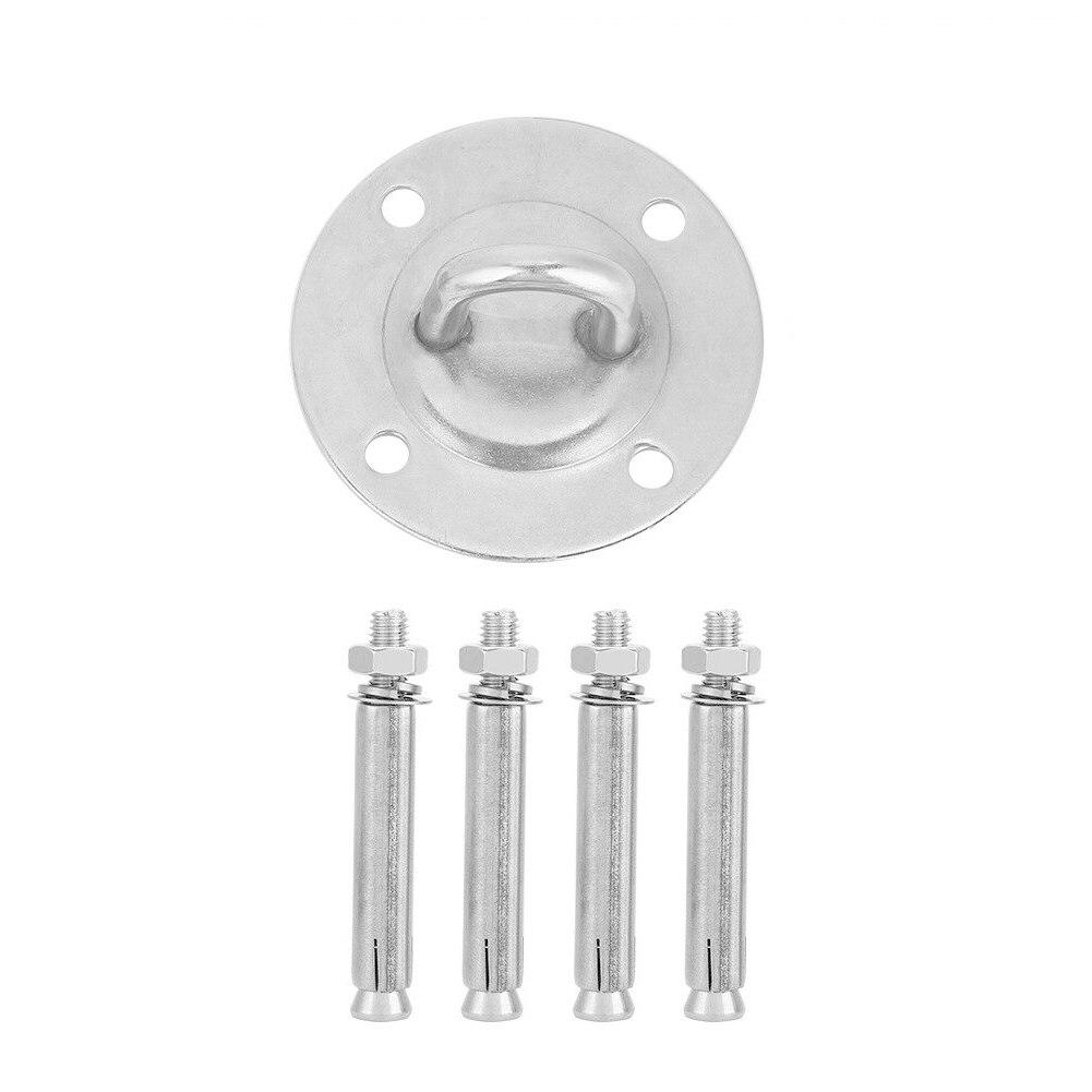 Fitness Hook Accessories Buckle Yoga Hammock Mount Fixed Disc Wall Bolts Hanging Stainless Steel Hangers Ceiling Gym Aerial