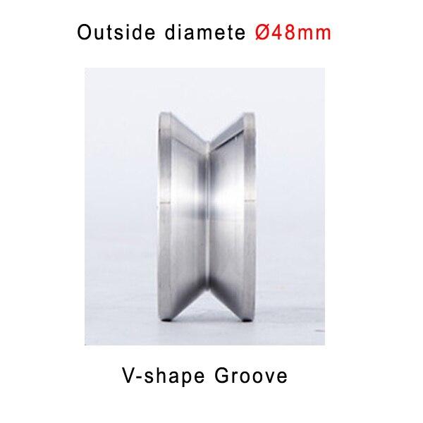 Universal High quality 304# Stainless steel diameter 48 68 73 120mm Bearing Pulley Fitness Equipment accessories
