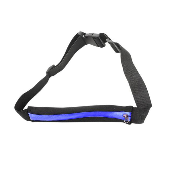 Women Men Outdoor Unisex Small Waist Bag Water Resistant Elastic Zipper Buckled Storage Bags Fitness Sportswear Accessories