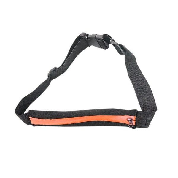 Women Men Outdoor Unisex Small Waist Bag Water Resistant Elastic Zipper Buckled Storage Bags Fitness Sportswear Accessories