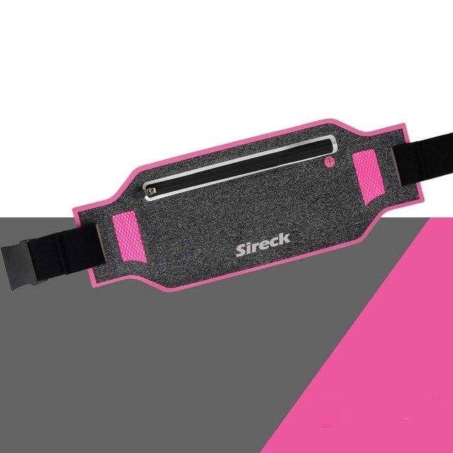 Sireck Running Waist Bag Waterproof Sport Bag For 6.0 Inch Phone Fanny Pack Jogging Belt Fitness Gym Hip Bag Running Accessories