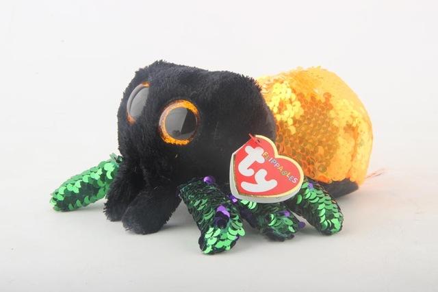 Ty Beanie Boos Plush Animal Doll Sequin Soft Stuffed Cat Owl Fox Rabbit Unicorn Flamingo Sheep Dragon Dog Penguin Toys 6" 15cm