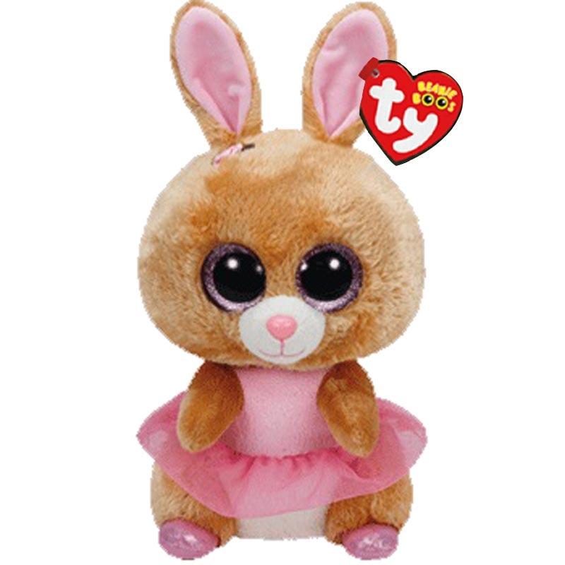 Ty Beanie Boos Animals Twinkle The Rabbit Plush Toy Cute Bunny 15cm