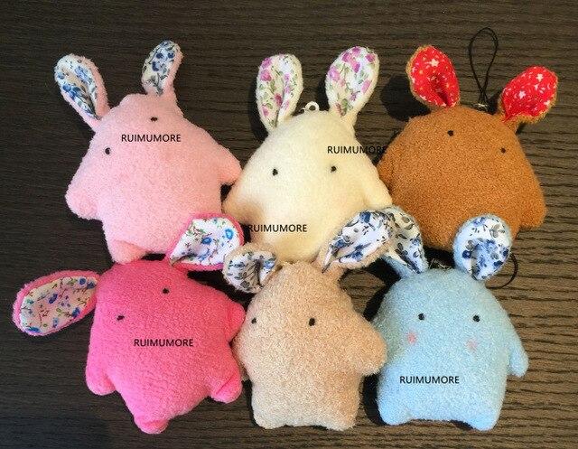 1X Super Kawaii Mini 5-12CM Rabbit Stuffed Plush TOY DOLL String Pendant Plush DOLL Wedding Bouquet Plush TOY DOLL