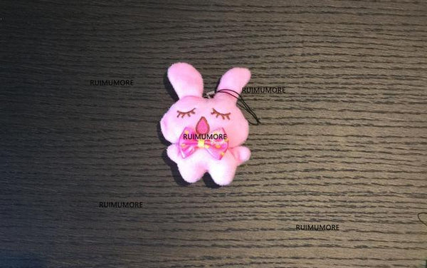 1X Super Kawaii Mini 5-12CM Rabbit Stuffed Plush TOY DOLL String Pendant Plush DOLL Wedding Bouquet Plush TOY DOLL