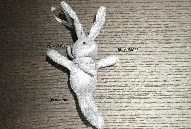 1X Super Kawaii Mini 5-12CM Rabbit Stuffed Plush TOY DOLL String Pendant Plush DOLL Wedding Bouquet Plush TOY DOLL