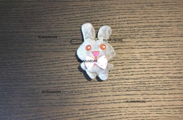 1X Super Kawaii Mini 5-12CM Rabbit Stuffed Plush TOY DOLL String Pendant Plush DOLL Wedding Bouquet Plush TOY DOLL