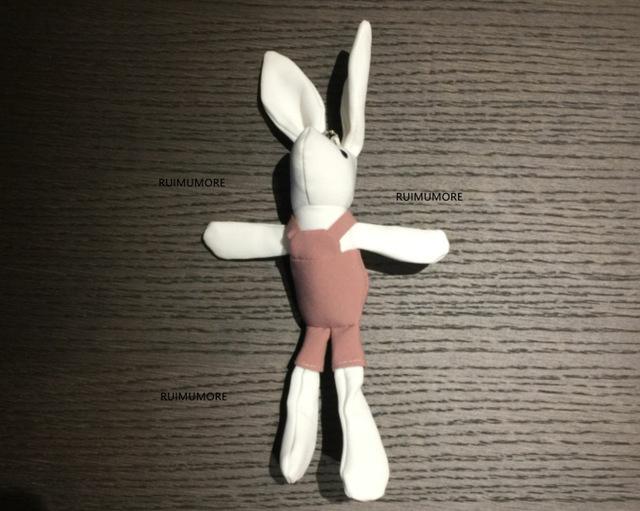 1X Super Kawaii Mini 5-12CM Rabbit Stuffed Plush TOY DOLL String Pendant Plush DOLL Wedding Bouquet Plush TOY DOLL