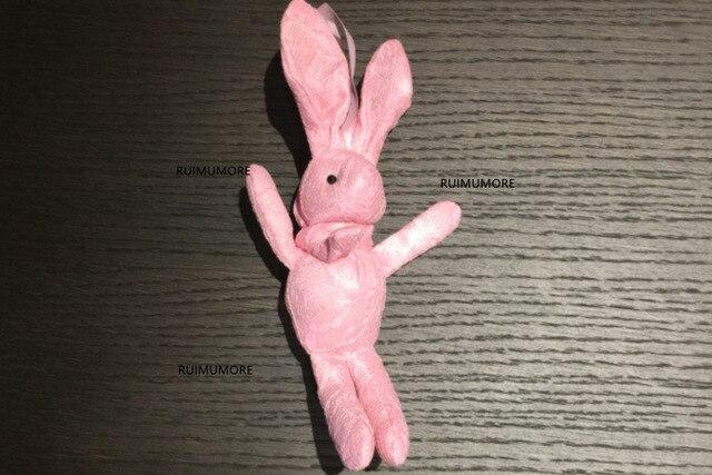 1X Super Kawaii Mini 5-12CM Rabbit Stuffed Plush TOY DOLL String Pendant Plush DOLL Wedding Bouquet Plush TOY DOLL