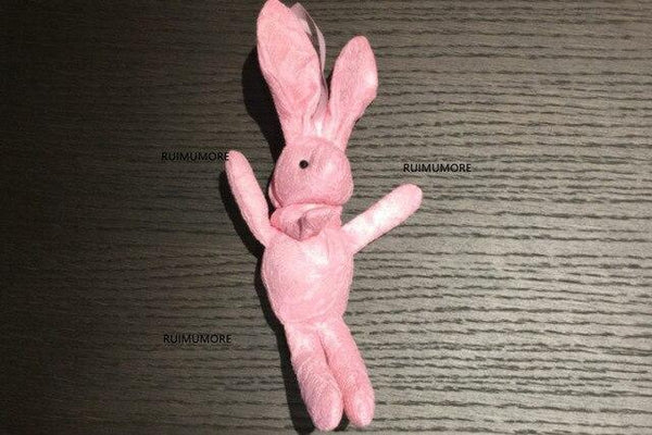 1X Super Kawaii Mini 5-12CM Rabbit Stuffed Plush TOY DOLL String Pendant Plush DOLL Wedding Bouquet Plush TOY DOLL