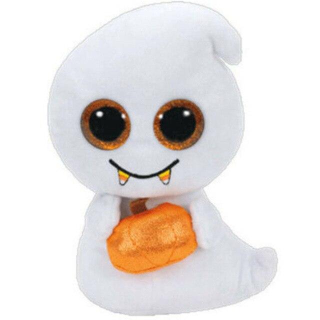 Pyoopeo Ty Boos 6" 15cm Mummy Owl Fish Bear Penguin Turtle Monkey Plush Big-eyed Stuffed Animal Doll Toy with Heart Tag