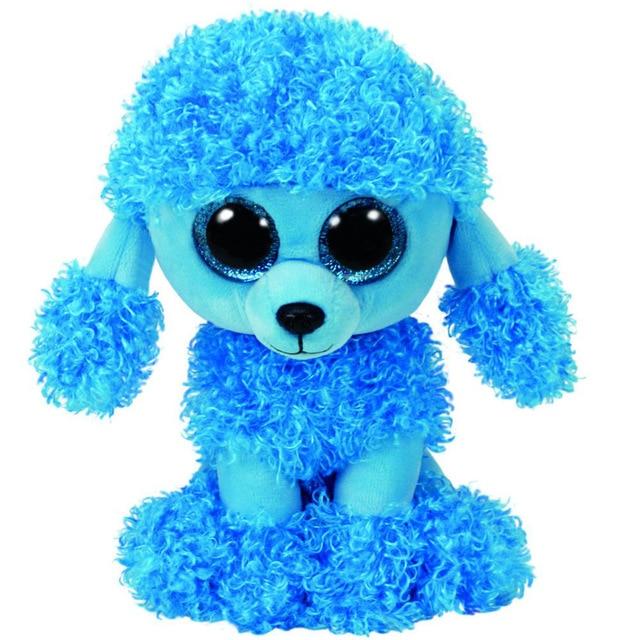 Pyoopeo Ty Boos 6" 15cm Mummy Owl Fish Bear Penguin Turtle Monkey Plush Big-eyed Stuffed Animal Doll Toy with Heart Tag