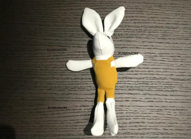 4Colors , Mini 9CM Rabbit Plush Stuffed animal TOY DOLL , Key chain gift Pendant rabbits Plush TOY DOLL