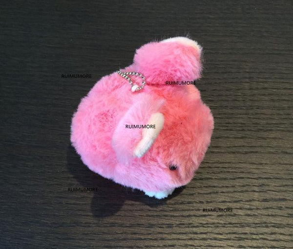 4Colors , Mini 9CM Rabbit Plush Stuffed animal TOY DOLL , Key chain gift Pendant rabbits Plush TOY DOLL