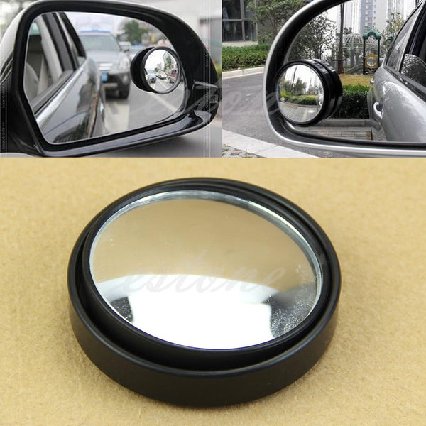 Round Wide Angle Convex Blind Spot Mirror Rear View Messaging Car Vehicle BK