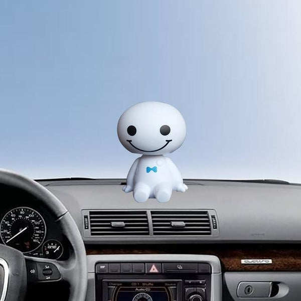 Shake Head Doll Fashion Car Ornaments Robot Big Hero Shaking Toys Baymax Auto Style Decoration Cartoon Plastic Figure Ornament