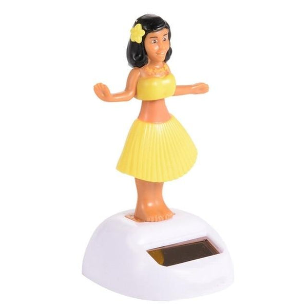 Solar Powered Dancing Girl Swinging Bobble Toy Gift For Car Decoration Novelty Happy Dancing Solar Girls Toys For Children