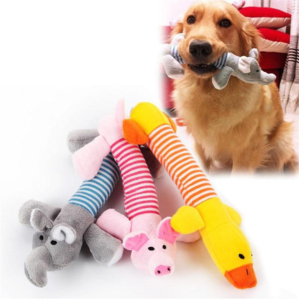 High Quality Cute Dog Cat Pet Chew Toys Canvas Durability Vocalization Dolls Bite Toys for Dog Accessories Pet Dog Products