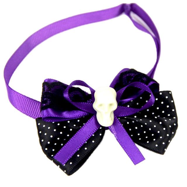 Dog Pet Bow Tie Halloween Cosplay Dog Necktie Adjustable Pet Bowties Collar Dog Accessories Grooming Products For Small Dogs