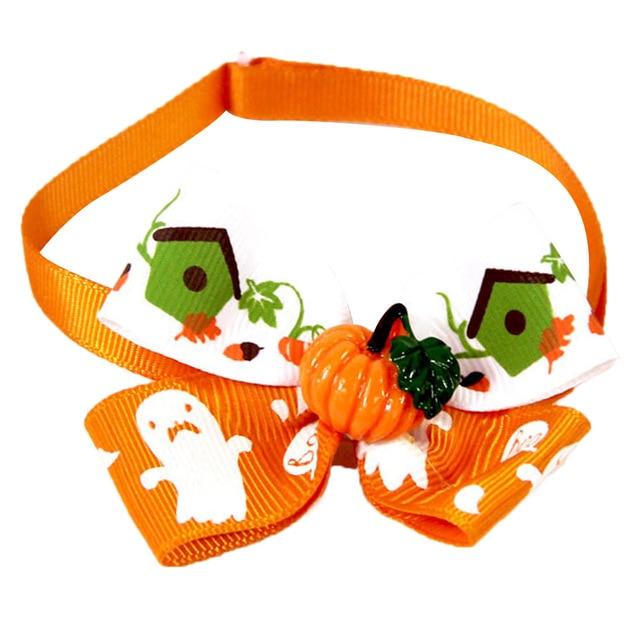 Dog Pet Bow Tie Halloween Cosplay Dog Necktie Adjustable Pet Bowties Collar Dog Accessories Grooming Products For Small Dogs