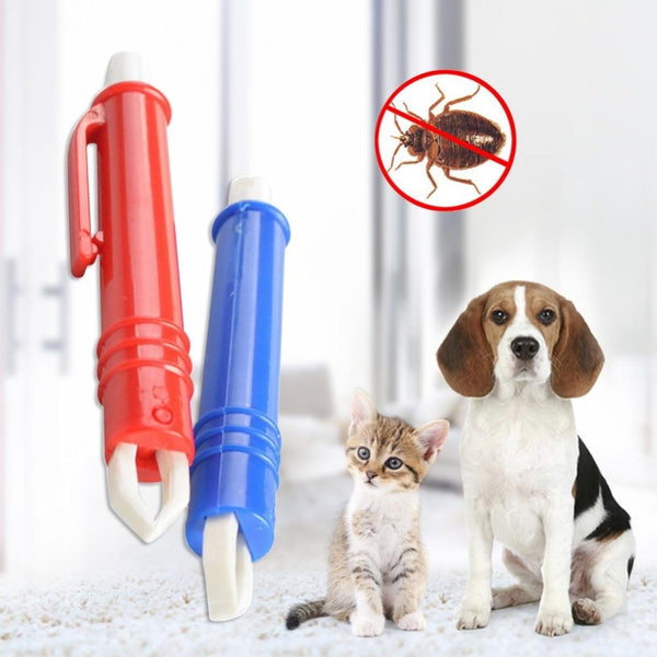 Mite Acari Tick Remover Eliminate Tweezers Pet Dog Cat Flea Puppies Groom Tool Dog Accessories Dog Tick Remover Tweezers