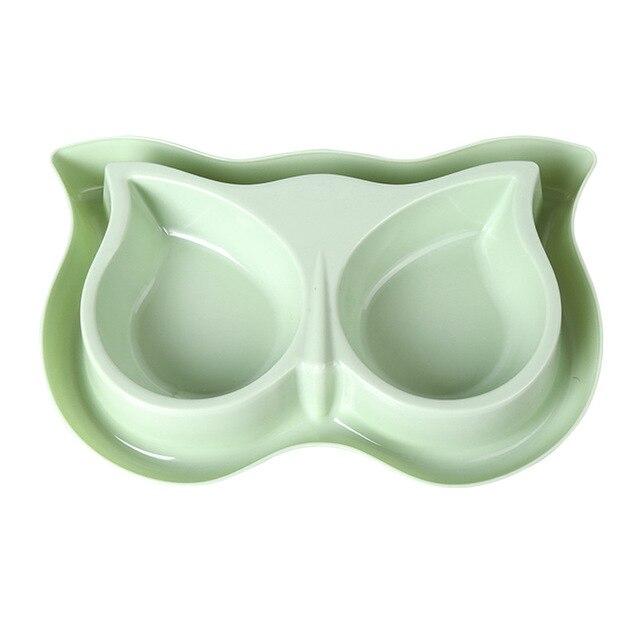 Pet Cat Ceramic Pet Bowl Plastic Frame Anti-skid Protectio cervical Food Water Dogs Cats Dishes Bowls Pet Supplies Accessorie