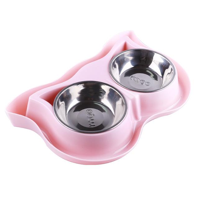 Pet Cat Ceramic Pet Bowl Plastic Frame Anti-skid Protectio cervical Food Water Dogs Cats Dishes Bowls Pet Supplies Accessorie