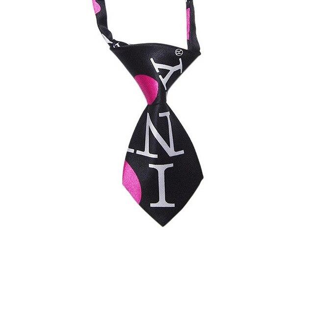 Houkiper 1pc Portable Adjustable Polyester Note Print Decor Pet Cat Dog Puppy Tie Necktie Accessories Gift