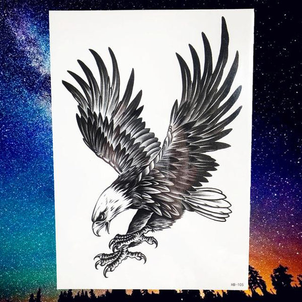 REJASKI Roar Wolf Moon Howl Forest Temporary Tattoo Sticker Arm Waterproof Tattoos Body Art Men Black Fake Tatoo