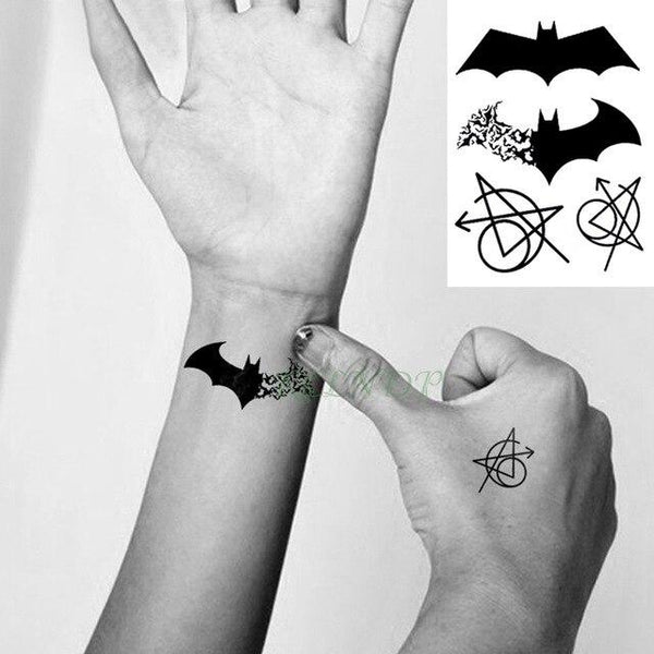 Waterproof Temporary Tattoo Sticker super men captain American cartoon tatto stickers flash tatoo fake tattoos for kids child 4
