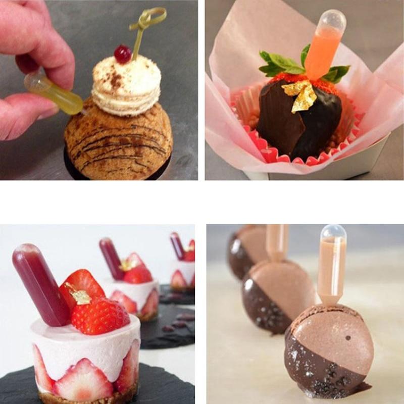 50pc Disposable Pipette For Strawberry Cupcake Ice Cream 4ml Plastic Squeeze Transfer Pipettes DropperFor Lab Laboratory Supply