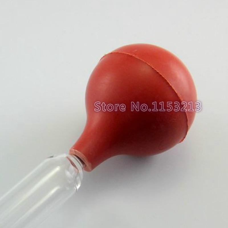 Laboratory red rubber suction ball Water Pipette Ball suitable for 15/20/25/50ml, rubber suction bulb for pipette of 15ml-50ml