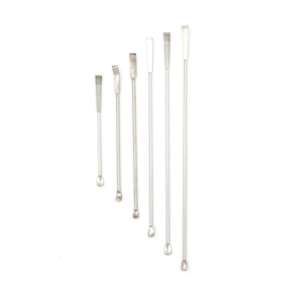 10cm-22cm Medicinal Spoon Stainless Steel Spatula Shovel Head Experiment Pharmacy Lab Use