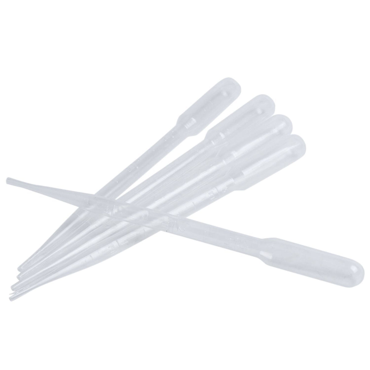 AAAJ- 5 Pcs 3ML Capacity Lab Laboratory Clear Pipettes Droppers 6.1" Long