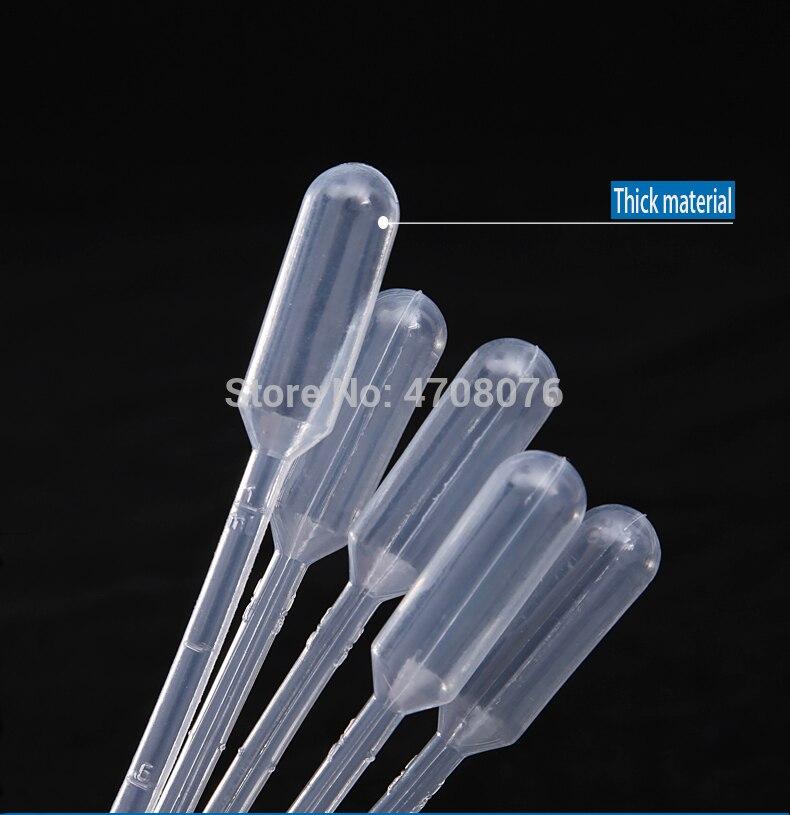 Pasteur pipettes Transfer pipette for lab Plastic disposable pipette filler 100pcs/pack LDPE 3ml