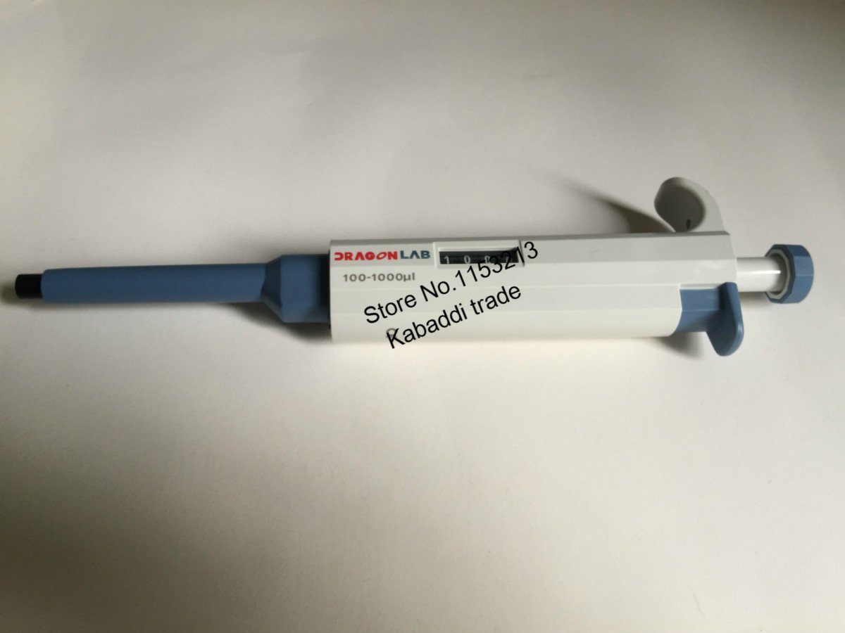 DLab Single-channel Adjustable Volume Mechanical Pipette-TopPette Dragon lab Pipettor Pipet 10-100ul, buy one get 200pcs tips
