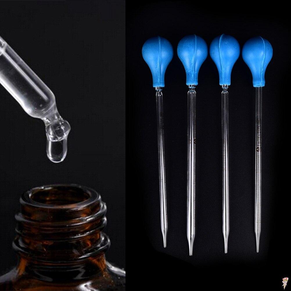 1ml 2ml 3ml 5ml 10ml Glass Pipette Lab Dropper Pipet With Scale Line Excellent Rubber Head Glass Rubber Head Glass Dropper