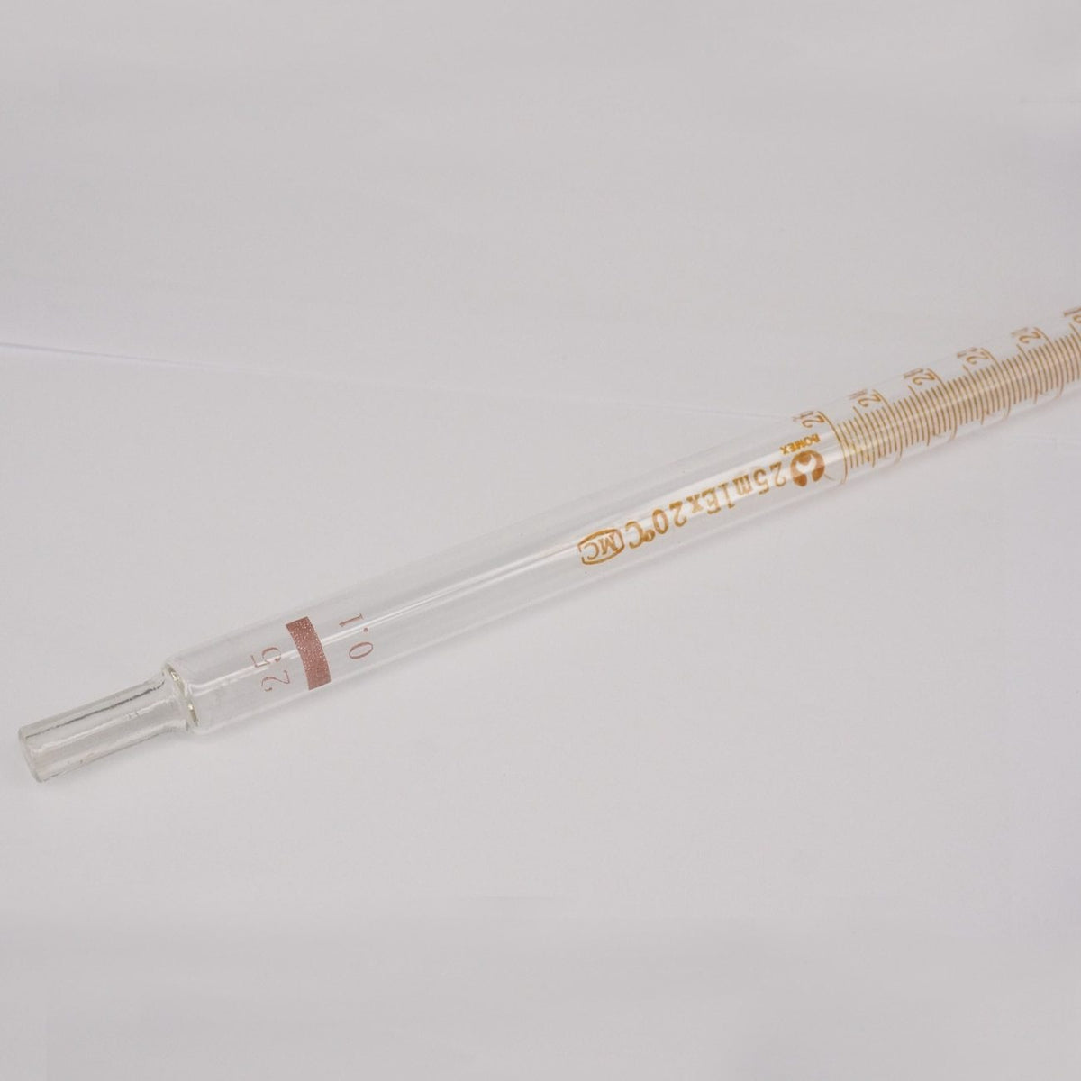 Chemistry Lab Glass Dropper Pipette 25mL With Scale Line