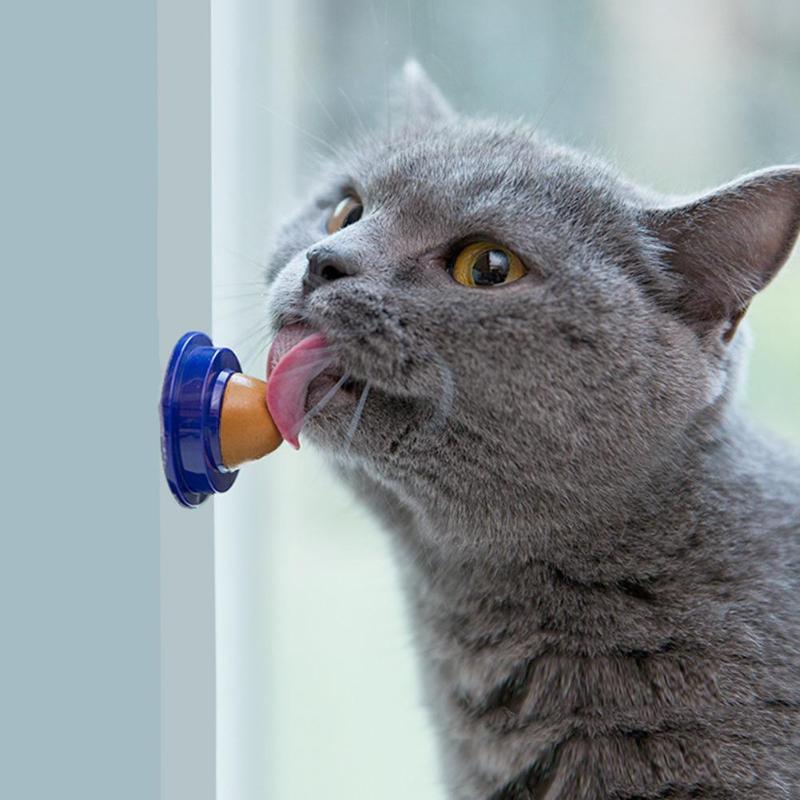 Cat Snacks Catnip Candy Licking Solid Nutrition Gel Energy Ball for Cats Kittens Increase Drinking Water Help Digestion