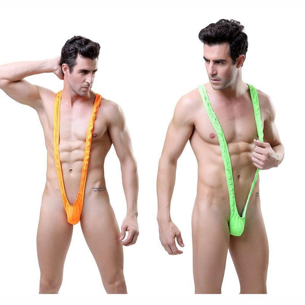 Sexy Siamese Men's Swimwear Beach Board shorts trunks V shape Thong Swimsuits Bathing Suits Men Swimming Boxer Surf Wear Gay