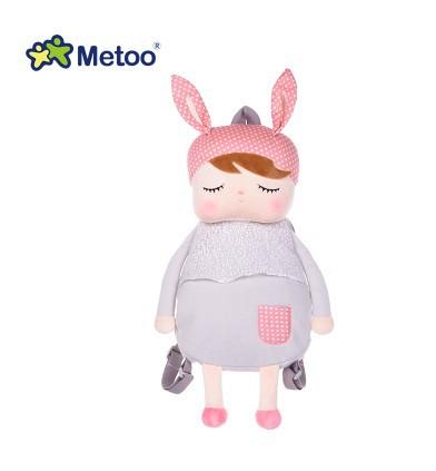 Cartoon School Bags Kids Doll Plush Toy Satchel Children Shoulder Bag for Kindergarten Angela Rabbit Girl Backpack Metoo Doll