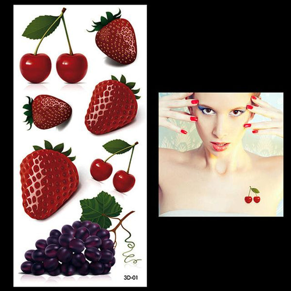 New 1PC Fashion Women Men Waterproof Temporary Tattoo Removable Simulation Vivid Body Art 3D-14 Scorpion Defiler Halloween