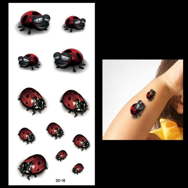 New 1PC Fashion Women Men Waterproof Temporary Tattoo Removable Simulation Vivid Body Art 3D-14 Scorpion Defiler Halloween