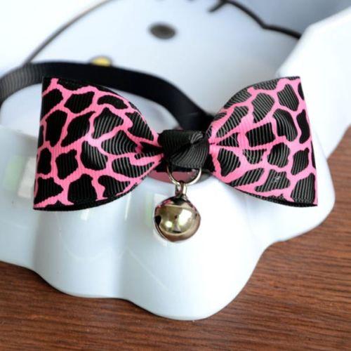 Lacontrie Hot Sales Multi Colors Lovely Bow Cats Dog Tie Dogs Bowtie Collar Pet Supplies Bell Necktie Collar 1Pcs
