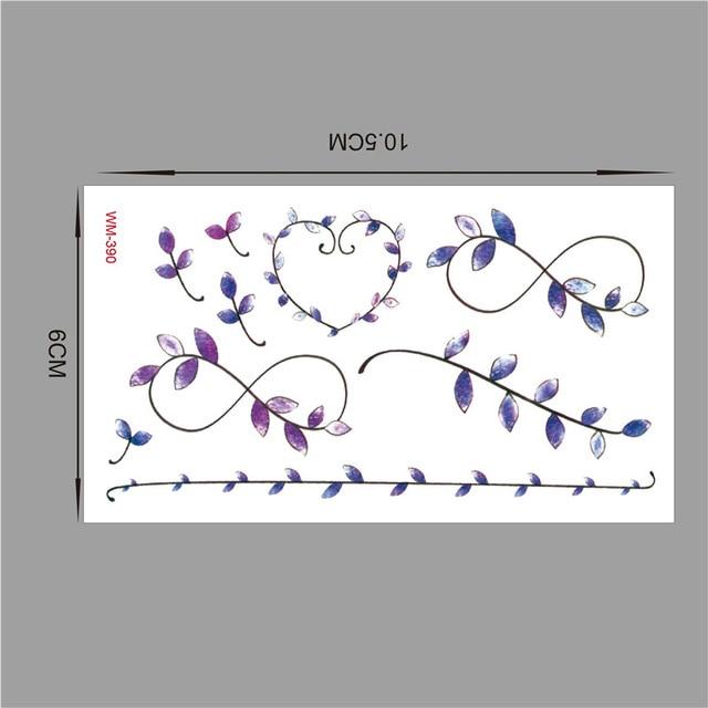 (Min order $0.5) waterproof temporary tattoo tatoo henna fake flash tattoo stickers Taty tatto 2016 new style SYA145