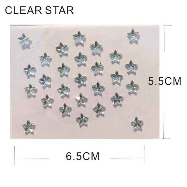 FG01 make up Face gems sticker gift ideas for Dance Punk and having Face Rocks Fun