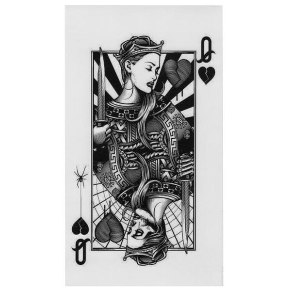 1 Pieces Compass Arrows Hot Black White Large Flower Henna Temporary Tattoo Black Mehndi Style Waterproof Tattoo Sticker